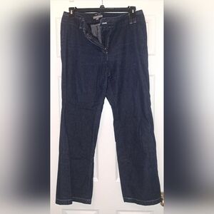 Ann Taylor Factory Women's Dark Blue Straight Leg Jeans